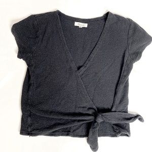 Madewell Wrap Tie Top